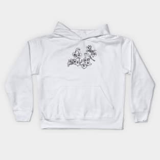 Birds on the tree Kids Hoodie